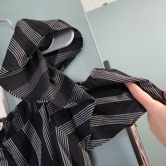 Haute Curve Striped Button Dress - Picture 3 of 6